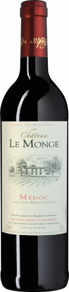 2018er Chateau Le Monge Medoc AC